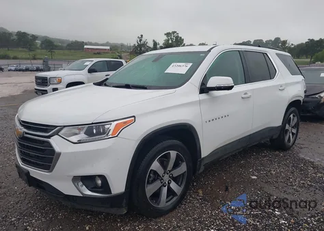 2020 Chevrolet Traverse Awd Lt Leather из США, поврежденный, VIN 1GNEVHKW0LJ305396